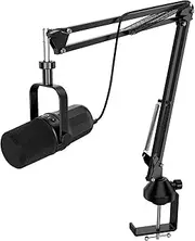 Dynamic Microphone kit with Stand/Built-in Headphone Output/Sound Isolation Function