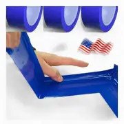 "Block Out Blue Tape: 12 Rolls of 2" x108ft Graphic Production Tape - Solvent an