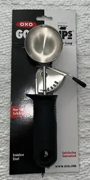 OXO Brand Trigger Ice Cream Scoop w/Rubber Handle, 8.5", New!