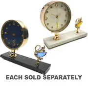 New High Quality Decorative Premium Crystal Swan Design Analog Table Clock