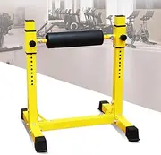 MegLob Home Gym Split Squat Stand, Professional Single Leg Squat Roller, Adjustable Height Leg Squat Stand, Leg Strength Training Stand Rack, Lower Body Specialty Machine for Squat