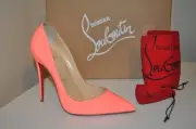 NIB Christian Louboutin So Kate Pointy Toe 120 Pump Shoe 36 FLAMINGO Patent 6