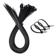 100 PCS Cable Zip Ties Black Heavy Duty 18 InchMulti-Purpose Self-Locking Nyl...