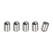 8x10mm Dowel Pins, 5pcs Round Head Flat Chamfered End Dowel Pin