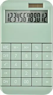 EooCoo Basic Standard Calculator 12 Digit Desktop Calculator with Large LCD