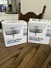 SkyPlug Plug & Play Lighting Base - Carina-Matte White Finish - Set Of 2