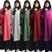 Ramadan Islamic Hooded Abaya Women Muslim Prayer Caftan Dress Robe Kaftan Burqa