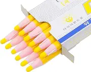 Minecook Peel-Off Yellow Grease Pencils/China Marker/wax pencil for Glass, Cellophane, Vinyl, Metal, Etc. (12 Pencils)
