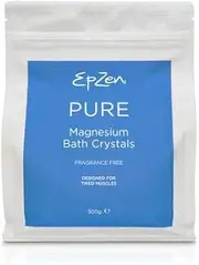 3 PACK OF EpZen Magnesium Bath Crystals Pure 900g