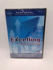 NEW!!! Karen Phelps: EXCELLING IN DIRECT SELLING Audio CD Sealed