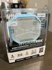 Altec Lansing HydraTrek Bluetooth Waterproof Speaker ,Aqua / White