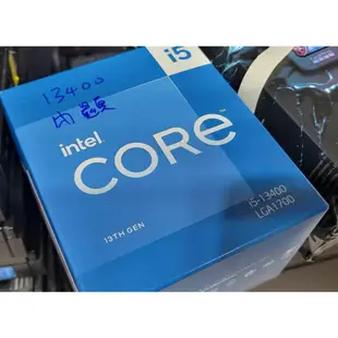 點子電腦-北投◎ 盒裝 intel i5 13400 13代 有內顯版本 CPU 6500元 捷元貨 限自取不保