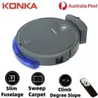 KONKA Robot Vacuum Cleaner Mop Remote Control Slim Smart Sensor Carpet Cleanin