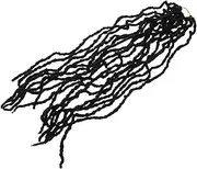 PLAFOPE Dreadlocks Wig Crochet Hair Extension Dreadlocks Faux Crochet Hair Twists Braiding Hair Crochet Braids Dread Extensions Human Hair Dreads Wig Black High Temperature Wire