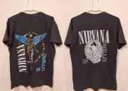 COLLECTION Nirvana t shirt in utero Tour Japan t shirt S-5XL COTTON 2 SIDE DO412