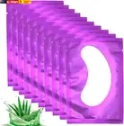 Lashes Eye Gel Pads - 50 Pairs of Purple Eyelash Extension under Eye Gel Patches