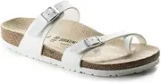 [Birkenstock] Mayari Birko Flor Womens Sandals White