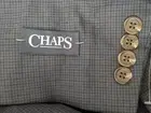 NEW 50R Chaps Ralph Lauren Blue Brown Tooth Check Blazer Jacket Sport Coat