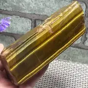 Natural tiger's-eye rough raw stone rock specimrn mineral Madagascar 372g F60