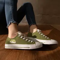 在飛比找momo購物網優惠-【SNOOPY 史努比】綁帶帆布鞋-綠(帆布鞋 經典 女鞋 