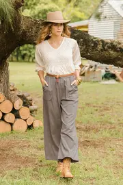 Natural Delight Pants--BOHO-1076