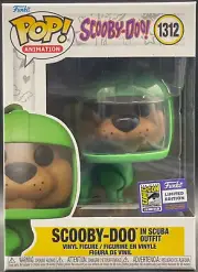 Funko Pop! Scooby-Doo In Scuba Outfit #1312 - 2023 San Diego Comic Con Exclusive