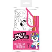 Colorbok Make It Colorful! Color Your Own Plush-Unicorn 34012331