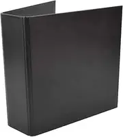 Tarifold 2-Ring Binder for DVD, CD, and Blu-Ray Storage - Black - 4/Pack (10284-4)
