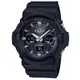 【CASIO】卡西歐 G-SHOCK + BABY-G 時尚運動對錶 GAS-100B-1A+BGA-150FL-1A