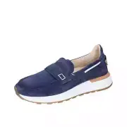 Men's Shoes MOMA 42 Eu Loafers Blue Suede BC818-42