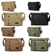 Retro Mens Canvas Shoulder Messenger Bag Crossbody Satchel School Travel Bags