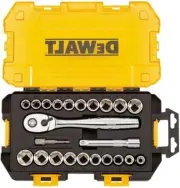 DeWalt 1/2" 23-Piece Drive Combination Socket Set with Locking Case DWMT73813
