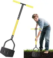 Grass Edger Tool,Saw-Tooth Manual Edger Lawn Tool | Steel Scraper Ergonomical Handled, Multi-Purpose Grass Cleaning Gadget for Home Courtyard, Park