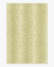 185' x 275' | Machine Washable Runner Rug | Kid & Pet Friendly | Indoor Rug | Tree Fern Matcha Green Rug by Sanderson | Ruggable