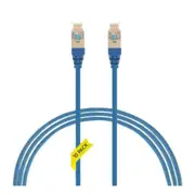 1M Cat 6A Rj45 Sftp Thin Lszh 30 Awg Pack Of 10 Network Cable Blue