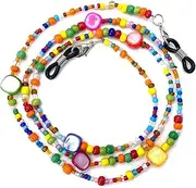 [FRCOLOR] Shell Beaded Eye Glasses Chain for Women Stylish Glasses Lanyard Mask Holder Mask Chains for Adults Eyeglass Necklace Holder