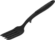 VERDANVERSE Multifunctional Silicone Pasta Fork Heat Resistant Utensil for Mixing Mashing Serving for Cooking Stirfrying Salad Preparation Versatile Kitchen with Dots