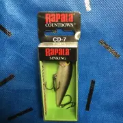 Rapala CD-7 Sinking Silver minnow countdown 2.75" 1/4 oz 5'-8'