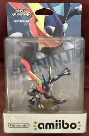 New Nintendo Super Mario Smash Bros Greninja Amiibo 1st Print BNIB USA