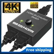 HDMI Splitter Amplifier 1 In 2 Out Video Duplicator 4K 2k Full HD 3D Foxtel DVD