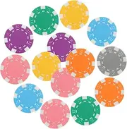Toddmomy Poker Chips for Poker Games Poker Counting Chips Poker Markers Poker Tokens