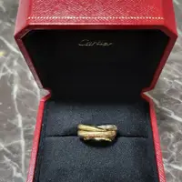 在飛比找PopChill優惠-[二手] Cartier 卡地亞三環戒 56號