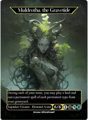 Muldrotha, the Gravetide - Full Art Altered Art Custom Cards