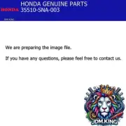 Honda Genuine Hazard switch For For 06-11 For Civic FD1 FD2 Type R 35510-SNA-003