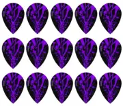 5 New Sets Harrows Rapide X Pear Dart Flights – Ships w/ Tracking - Purple