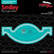 Creative Grids Non-Slip Machine Quilting Tool - Smiley By Angela Walters