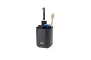 Joseph Joseph EasyStore Toothbrush Caddy 13cm Bathroom Organiser Matt Black