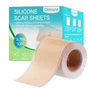Hojas de cicatrices de silicona impermeables Dimora - Grado médico