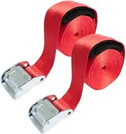 Leefasy 2X Tie Down Straps Convenient Moving Straps for Cargo Trucks Car Roof Rack
