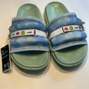 Jordan x J Balvin Super Play Slides DR1330-413 Size 11 NEW FREE SHIPPING